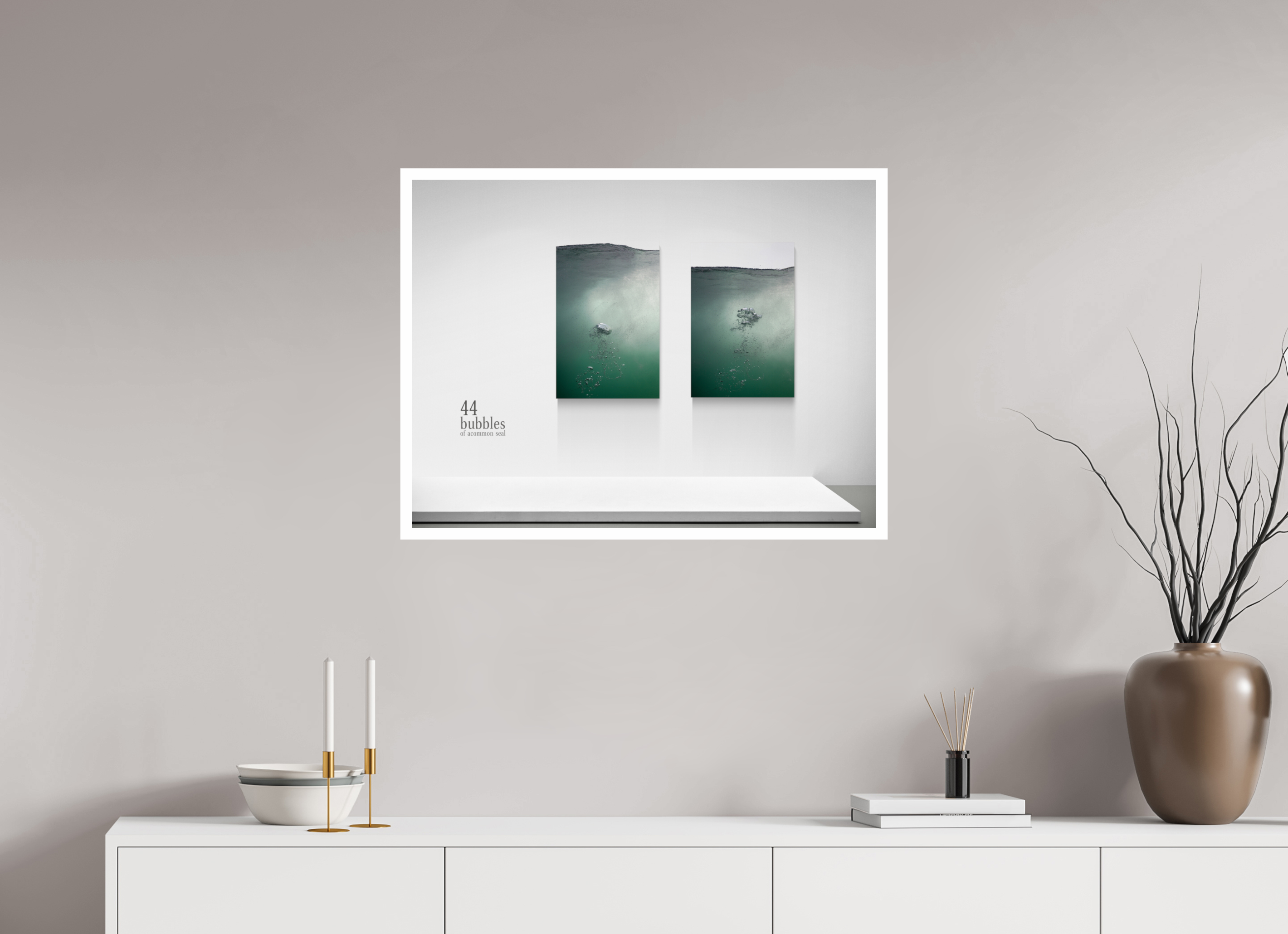80 x 60 cm, test 1 bubble 