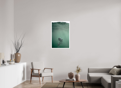 60 x 90 cm, test 1 buble of a common seal 